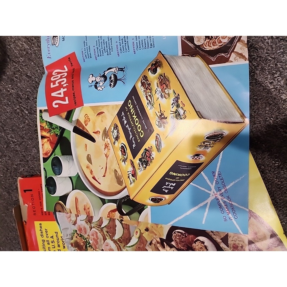 Vintage Mary Margaret McBride Encyclopedia of Cooking Section 1 Unused 1960 - Picture 4 of 10